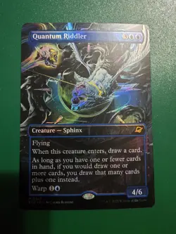 Quantum Riddler MTG Edge of Eternities NM Mythic Foil Borderless 0305 - Image 2