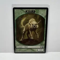 Wolf - Magic The Gathering MTG 2010 Core Set M10 Token - Image 1