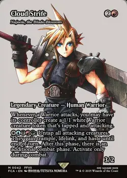MTG Cloud Strife - Najeela, the Blade-Blossom - Showcase, NM-Mint, English Final - Image 1