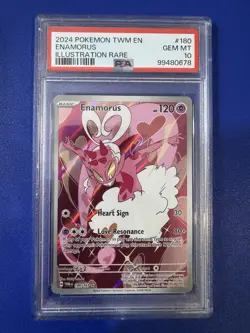 PSA 10 Pokemon 2024 SV Twilight Masquerade Enamorus #180/167 - Image 1