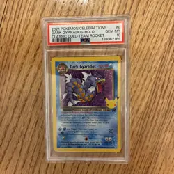 2021 Pokemon Celebrations Dark Gyarados Holo Classic Collection PSA 10 - Image 1