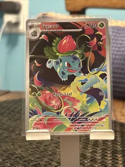 Ivysaur Illustration Rare 134/132 Near Mint Mega Evolution Pokemon TCG English - Image 1