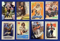 Lot of (95) Drew Brees Saints Football Cards w/ Inserts & Parallels; No Dupes - Image 5