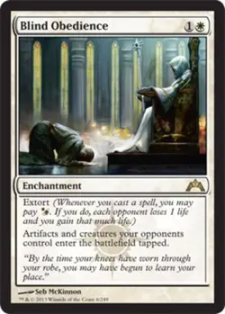 MTG magic cards 1x Blind Obedience Gatecrash Light Play, English - Image 1