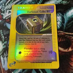 2002 Pokemon Darkness Cube 01 119/147 Reverse Holo NM - Image 3