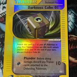 2002 Pokemon Darkness Cube 01 119/147 Reverse Holo NM - Image 5