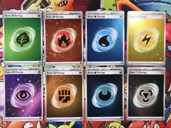 Pokemon 151 Cosmos Holo Energy Set 8 Card Full Set SV SVE 001-008 💎 - Image 1