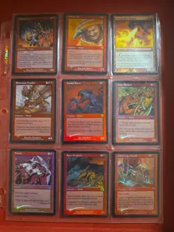 Magic The Gathering Red Foil Cards - Image 1