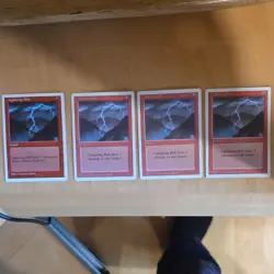 Lightning Bolt x4 Instant Cards Magic: The Gathering English Regular - Image 1
