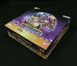 Digimon Card Game Booster Ultimate Power Sealed Box BT-02 Bandai Japanese - Image 2