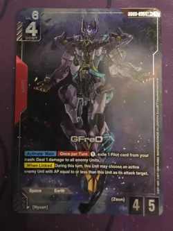GFreD LR+ GD03-035 Steel Requiem Gundam TCG English NM Card Game - Image 1