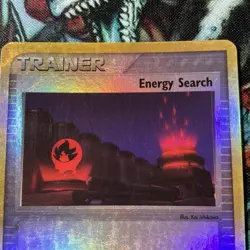2003. Pokemon Energy Search Reverse Holo EX Ruby & Sapphire Trainer 90/109 - Image 3