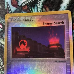 2003. Pokemon Energy Search Reverse Holo EX Ruby & Sapphire Trainer 90/109 - Image 4