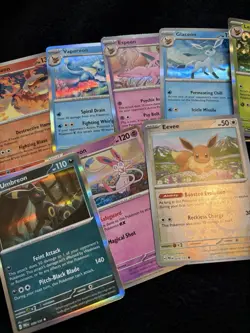 Prismatic Evolutions Complete 9 Card Eeveelution Set Holos/reverse - Pokemon TCG - Image 2