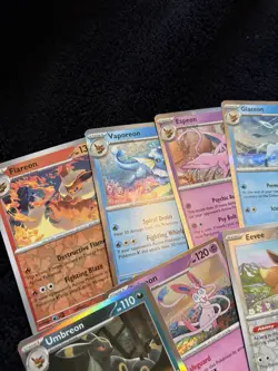 Prismatic Evolutions Complete 9 Card Eeveelution Set Holos/reverse - Pokemon TCG - Image 3