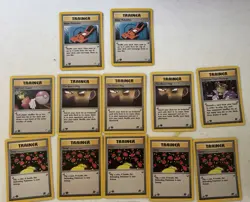 Lot Of 27 Vintage Pokemon Cards 1st Edition Trainers WOTC era Varying Conditions - Image 2