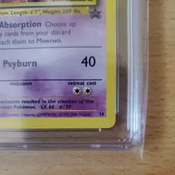 Mewtwo 14/53 WOTC Promo Card Vintage CGC 9 MINT Pokemon Card - Image 4