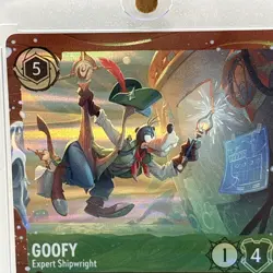 Disney Lorcana Disney Cruise Line Goofy Expert Shipwright Foil Promo DCL P3 RARE - Image 2