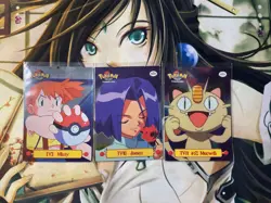 X3 1999 Topps Pokemon TV3 TV10 TV52 Blue Logo Series 1 First Print LP - Image 1