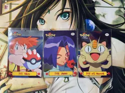 X3 1999 Topps Pokemon TV3 TV10 TV52 Blue Logo Series 1 First Print LP - Image 3