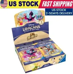 2025 Disney TCG LORCANA Chapter 3 Into The Inklands Chinese Booster 24 Packs Box - Image 1