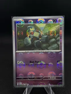 GOLETT 042/086 BLACK BOLT POKE BALL REVERSE HOLO POKEMON TCG NM - Image 1