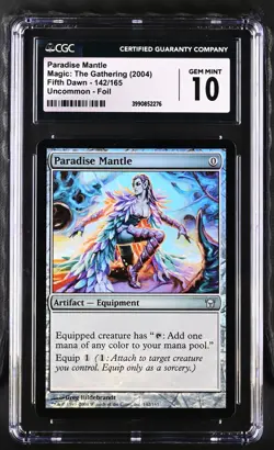 PARADISE MANTLE Fifth Dawn Foil CGC 10 Gem Mint MTG [Nostalgium] - Image 1