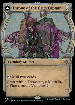 Magic the Gathering (mtg): LCI: Throne of the Grim Captain (Showcase) - Rare - Image 1