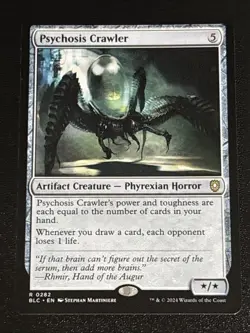 MTG Commander: Bloomburrow Psychosis Crawler 0282 Rare - Image 1
