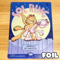 Sol Ring, Foil, Garfield Secret Lair 2672, Magic MTG NM - Image 1