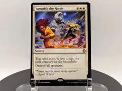 MTG Vanquish the Horde NON-FOIL #0045 TMNT Rare NEAR MINT NM Magic - Image 1