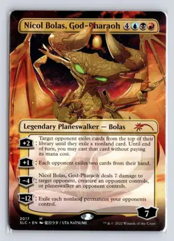 Nicol Bolas, God-Pharaoh 2017 Regular Secret Lair Countdown Kit MTG LP - Image 1