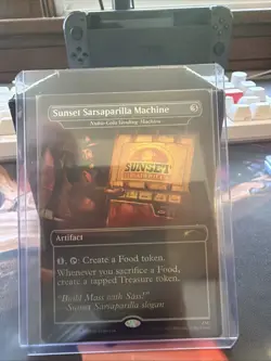 Sunset Sarsaparilla Machine - Nuka-Cola Vending Machine Secret Lair Drop Foil - Image 1