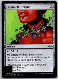 Liquimetal Torque 228 Uncommon Modern Horizons 2 Magic: The Gathering Near Mint - Image 1