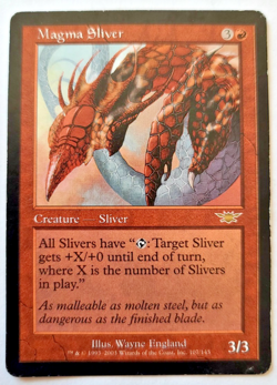 Magic MTG: Magma Sliver - Legions 107/145 MP - Image 1