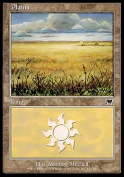 Plains (332) - Foil HP, English MTG Onslaught - Image 1
