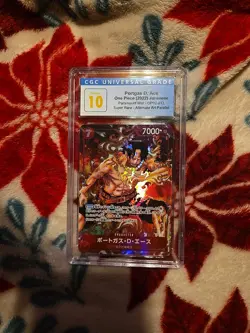Portgas D. Ace - OP02-013 - PSA 9 - Alt Art - Paramount War - Image 1