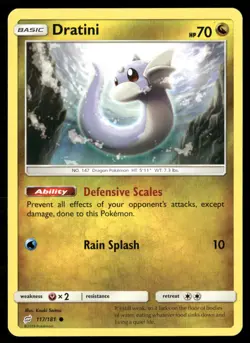 Dratini 117/181 Common Team Up Pokemon Lightly Played - Image 1
