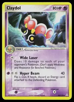 Pokemon Card Holon Phantoms Claydol 38/110 Uncommon - Image 1