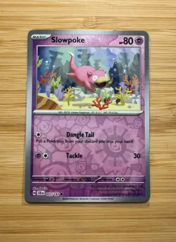 Pokemon Slowpoke SV07: Stellar Crown 057/142 Reverse Holo NM ✨ - Image 1
