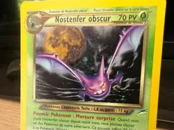 Pokemon FRENCH Neo Destiny Nostenfer Obscur (DARK CROBAT) Holo 2/105 - Image 2
