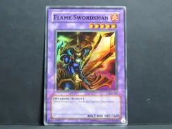 Flame Swordsman LOB-003 - Insufficient Ink Error Yugioh Card (Mint) - Image 1