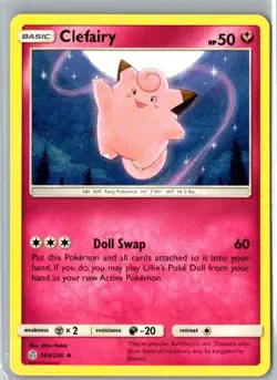 Clefairy Cosmic Eclipse base set Pokemon TCG - Image 1