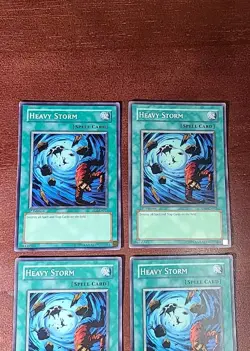 Yugioh Lot of (6) Heavy Storm Cards. SD6-EN023, SD09-EN025, SD1-EN016, YSD-EN027 - Image 2