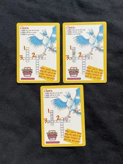 Pokemon Legendary Birds Zapdos & Articuno Wizards League Promo 3 Card Lot 2002 - Image 2