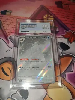 Crabominable Illustration Rare 149/142 ACE GRADED 10 Pokemon Card English - Image 1