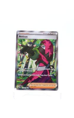 Atticus 133/131 Prismatic Evolutions Full Art Ultra Rare Pokemon TCG NM - Image 1