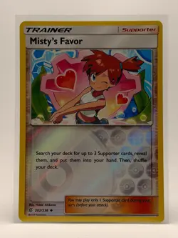 Misty's Favor (202/236) [Sun & Moon: Unified Minds] Near Mint Reverse Holofoil - Image 1
