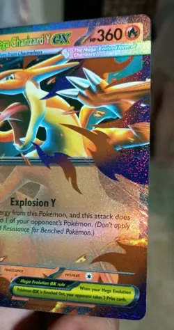 Mega Charizard Y Pokemon TCG Holo Ultra Rare - Image 2