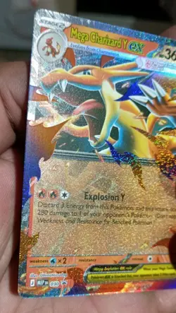 Mega Charizard Y Pokemon TCG Holo Ultra Rare - Image 3